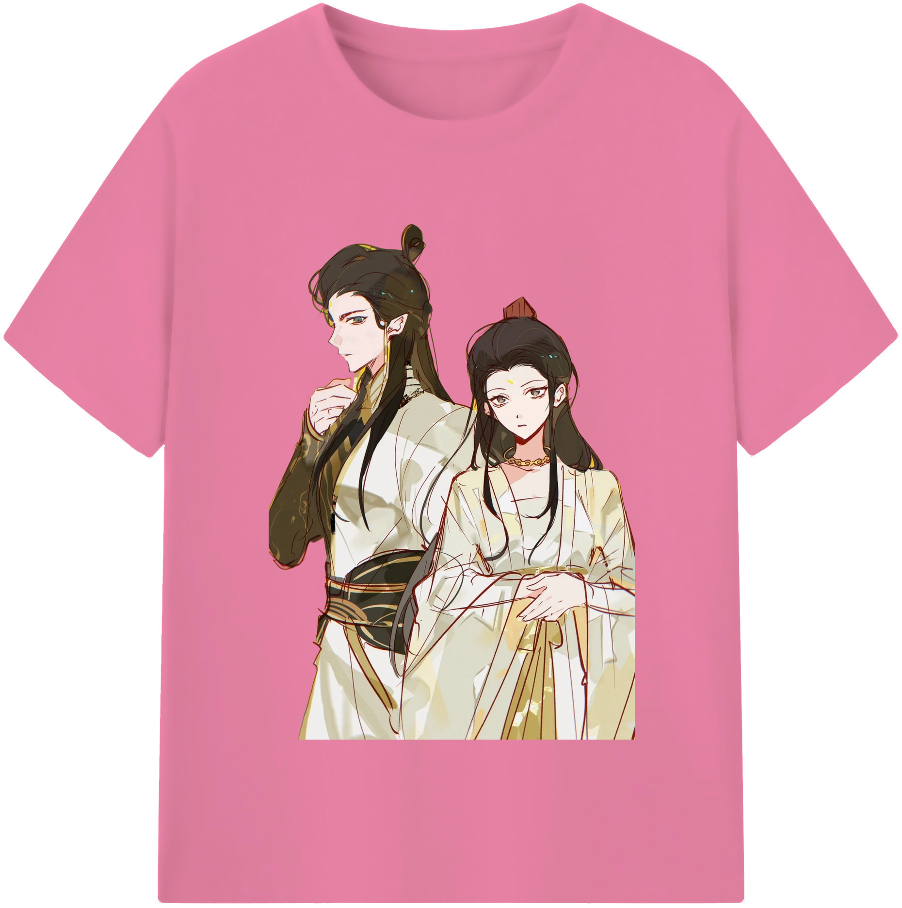 （画像用） Ne Zha 2 ナタ 魔童の大暴れ 綿100％半袖Tシャツ（フロントプリント）
